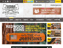 Tablet Screenshot of fairsigns.com